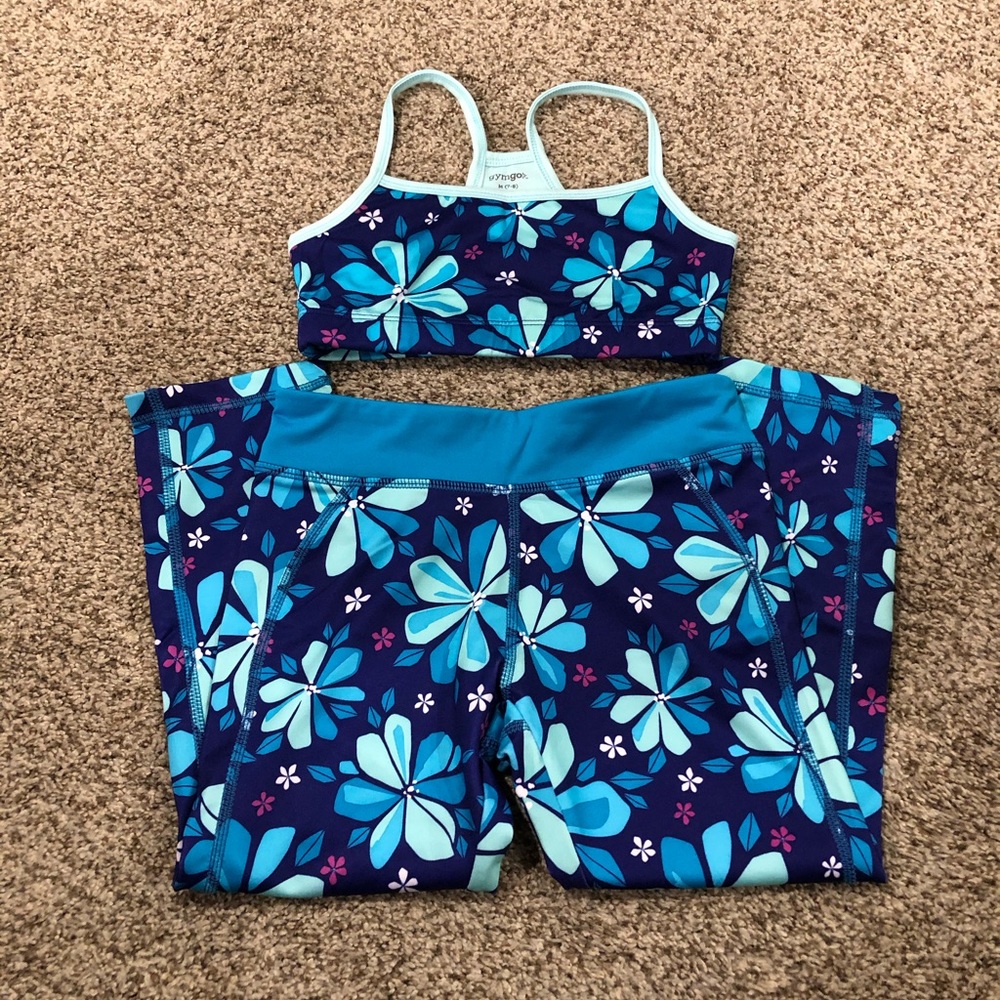**FINAL PRICE** Little girls workout leggings and top